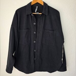 Vuori NWT women's Mackenzie shirt jacket, Balck, Size XS/S